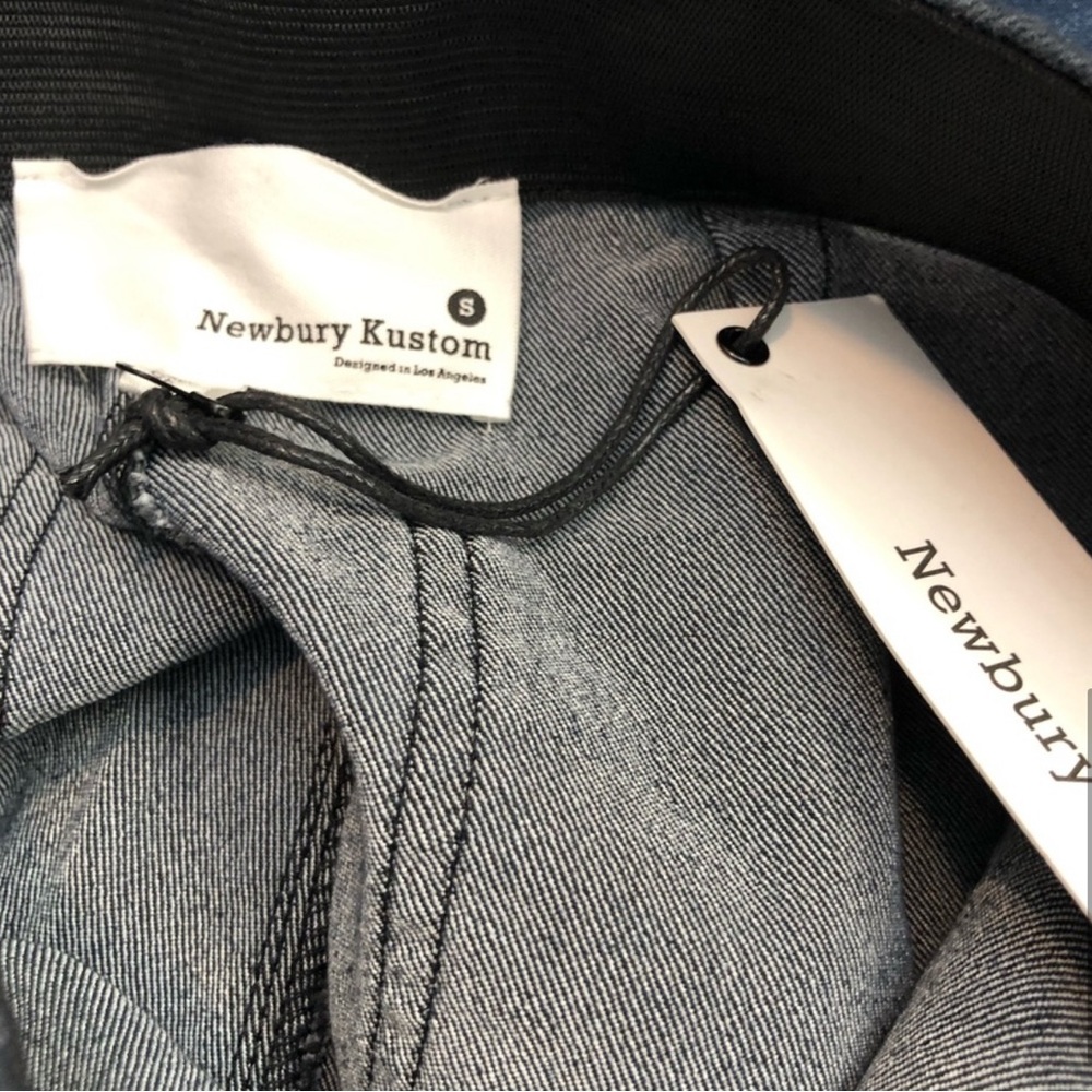 Newbury Kustom Black Denim Bellbottoms - Picture 7 of 7